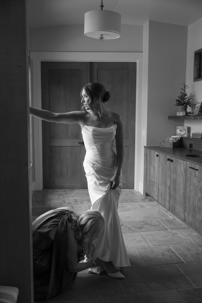 Colorado Mountain Wedding Ceremony on private property in Silverthorne